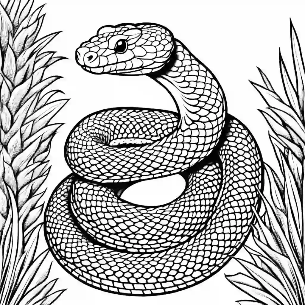 Hognose Snake coloring pages